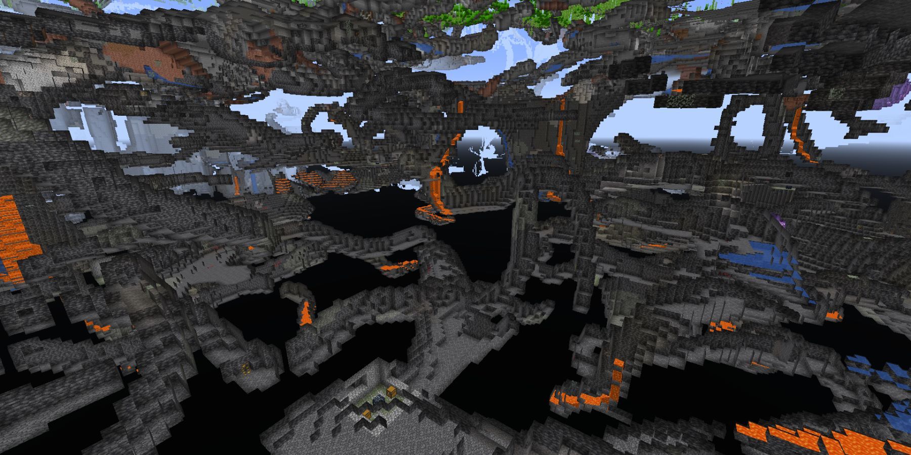 Minecraft Spectator Mode View Underground