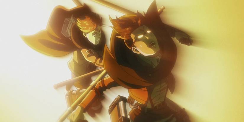 Moblit Saves Hange At a Cost - Attack on Titan