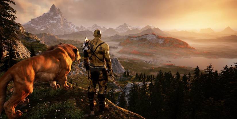 Mortal Online 2 - Character Looking Out On World