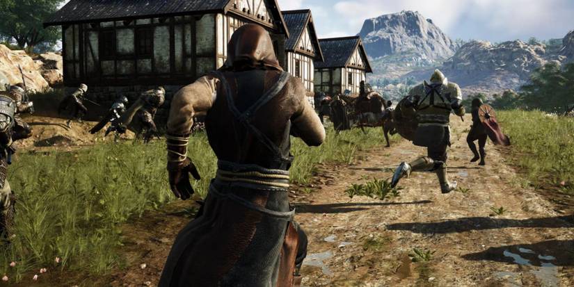 Mortal Online 2 - Players Running