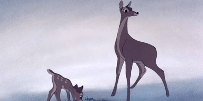 Bambi and his Mother in Bambi