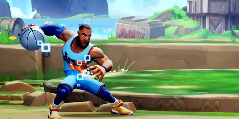 Multiversus - Lebron Summoning His Basketball In-Game