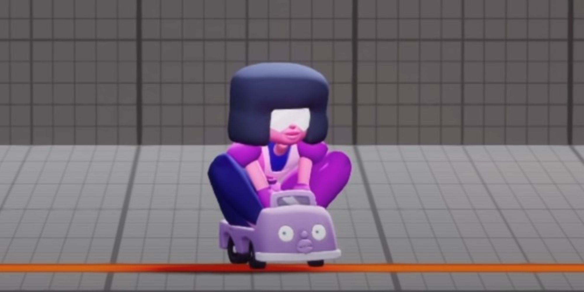 Multiversus Garnet Riding In A Car For Her Taunt