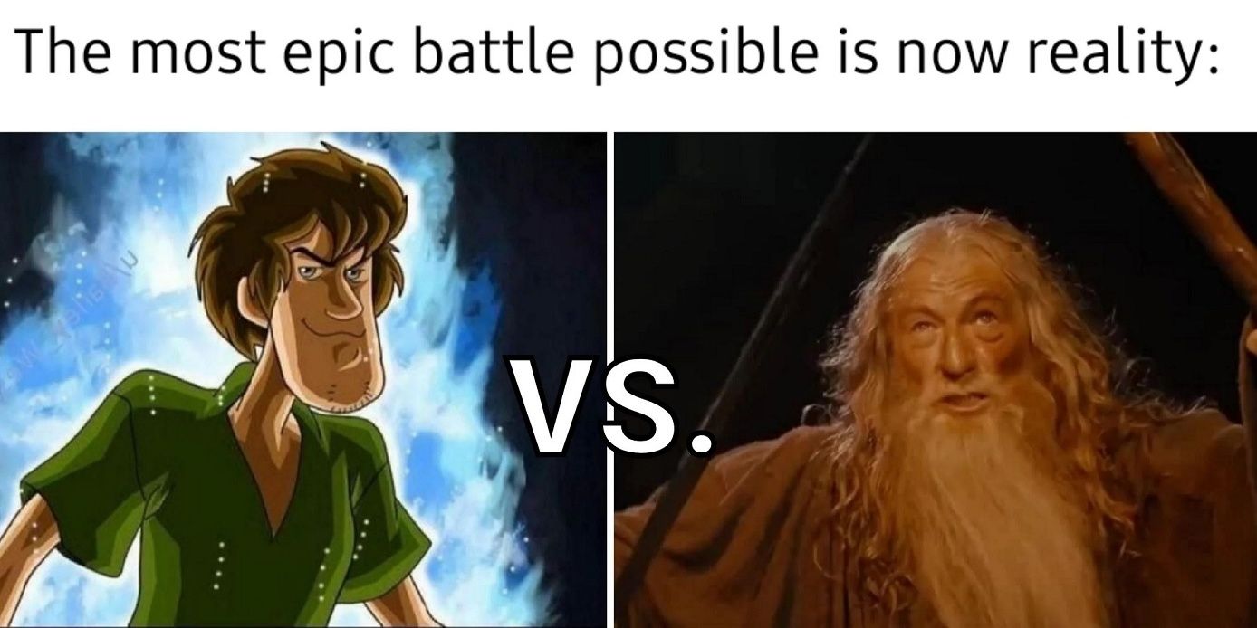 Multiversus Shaggy Memes- Shaggy Vs Gandalf 