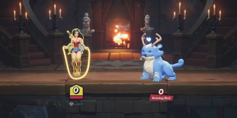 Multiversus Wonder Woman Taunting A Bot