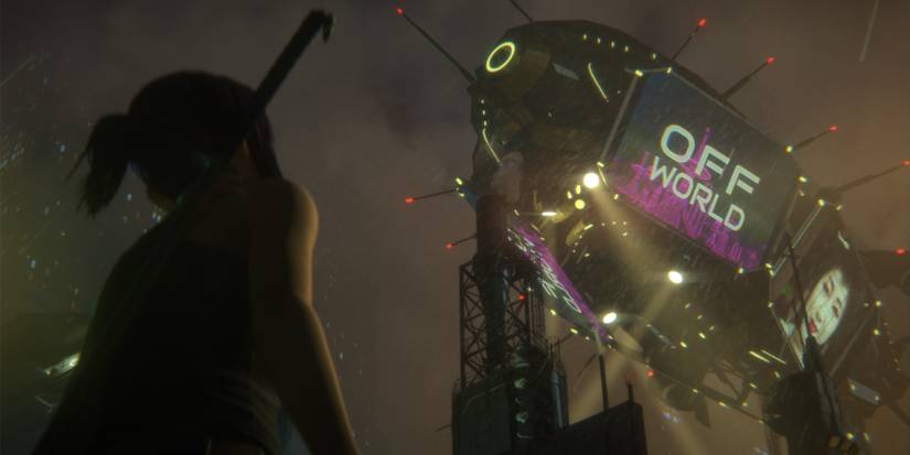 Offworld Colonies Ad in Blade Runner: Black Lotus