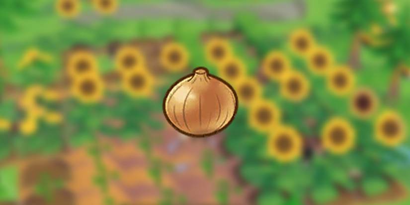 Onion in front of sunflowers in Story of Seasons: Pioneers of Olive Town