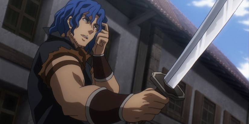 Overlord - Brain Holding His Sword Ready Confusingly