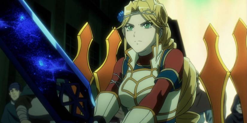Overlord - Lakyrus Holding Her Famed Sword Ready For Battle