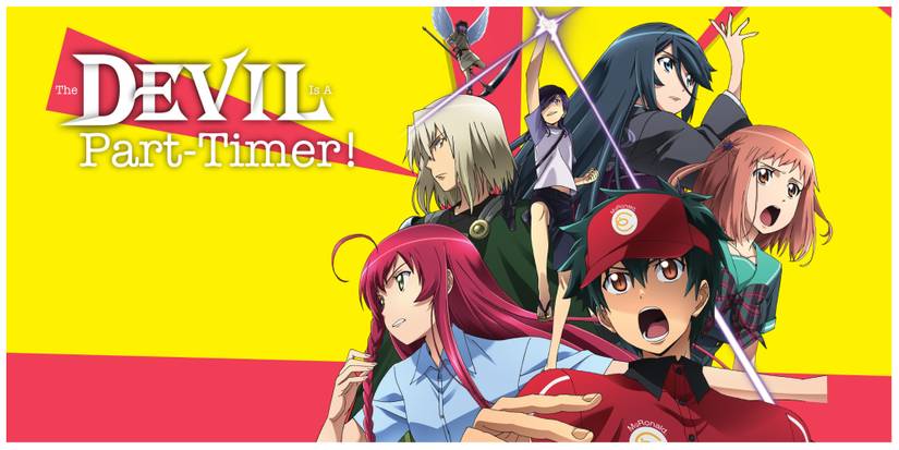 The Devil Is A Part Timer Cast: Emi, Maou, Chiho, Ashiya, Suzuno, Urushihara