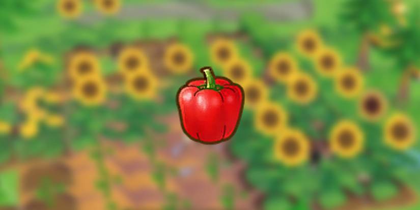 Pepper in front of sunflowers in Story of Seasons: Pioneers of Olive Town
