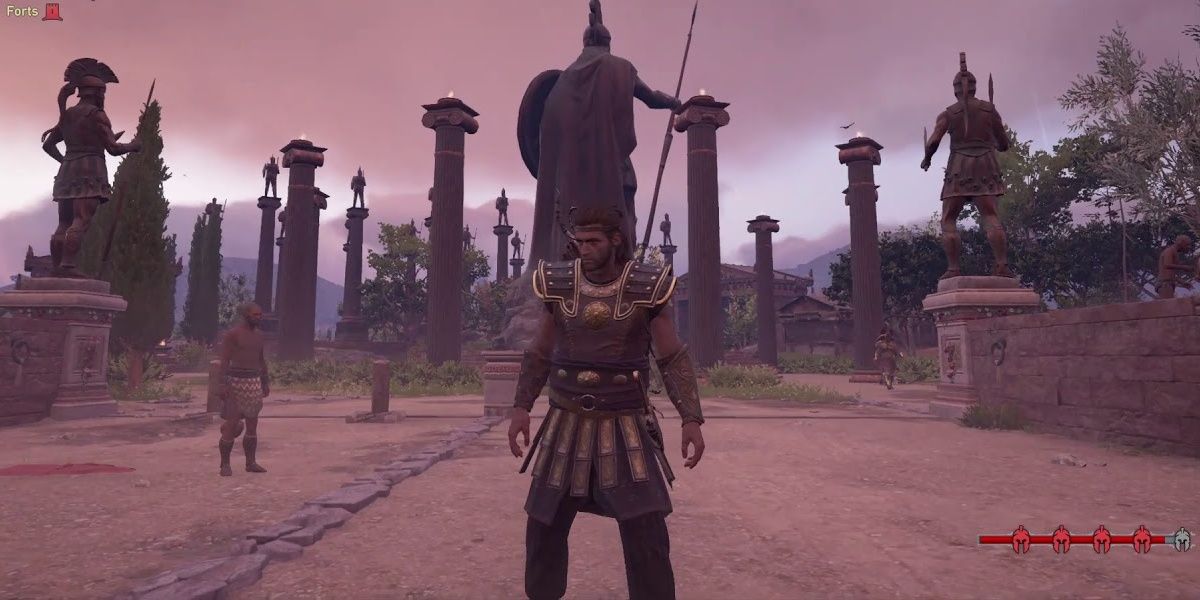 Alexios wearing the Persian Elite Set from the Legacy of the First Blade DLC