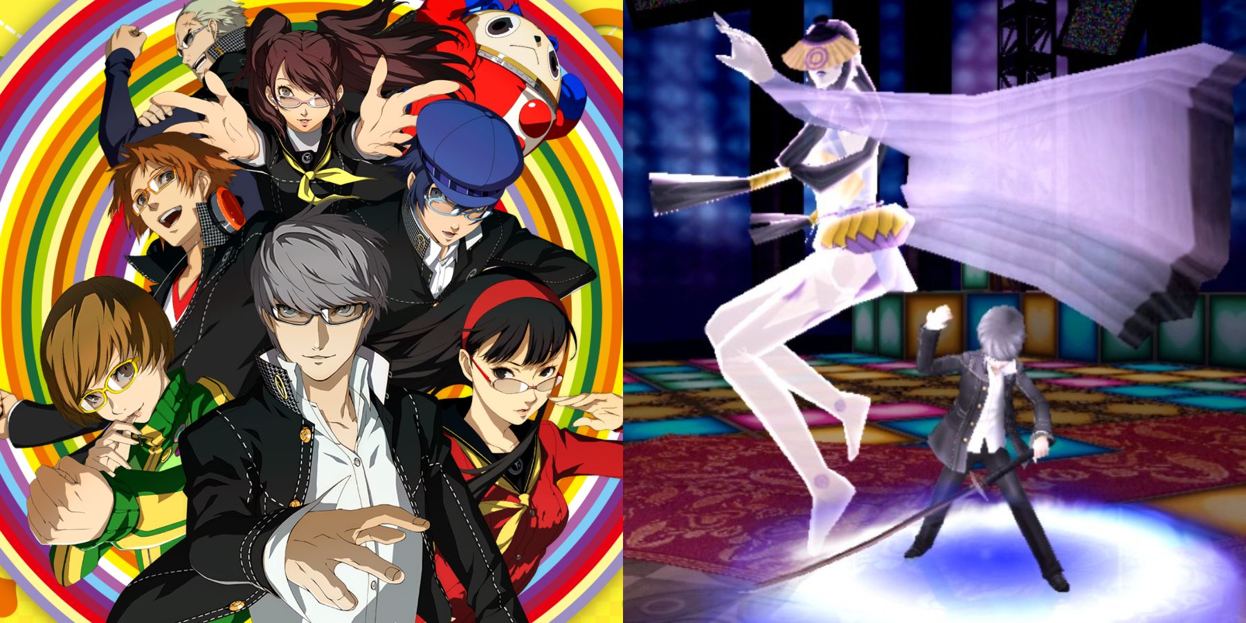 Persona 4 Golden - art and persona in battle