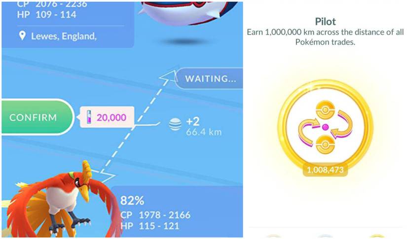 Pilot Medal from Pokemon GO