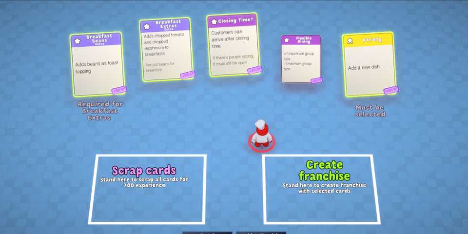 PlateUp - Choices to make