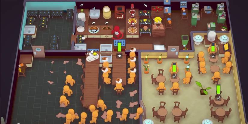 PlateUp - Many Customers siting and eating