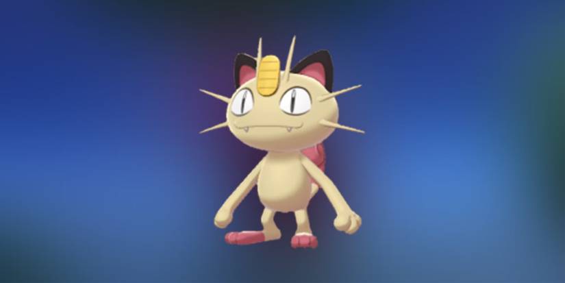 Pokemon GO Meowth With A Black Background