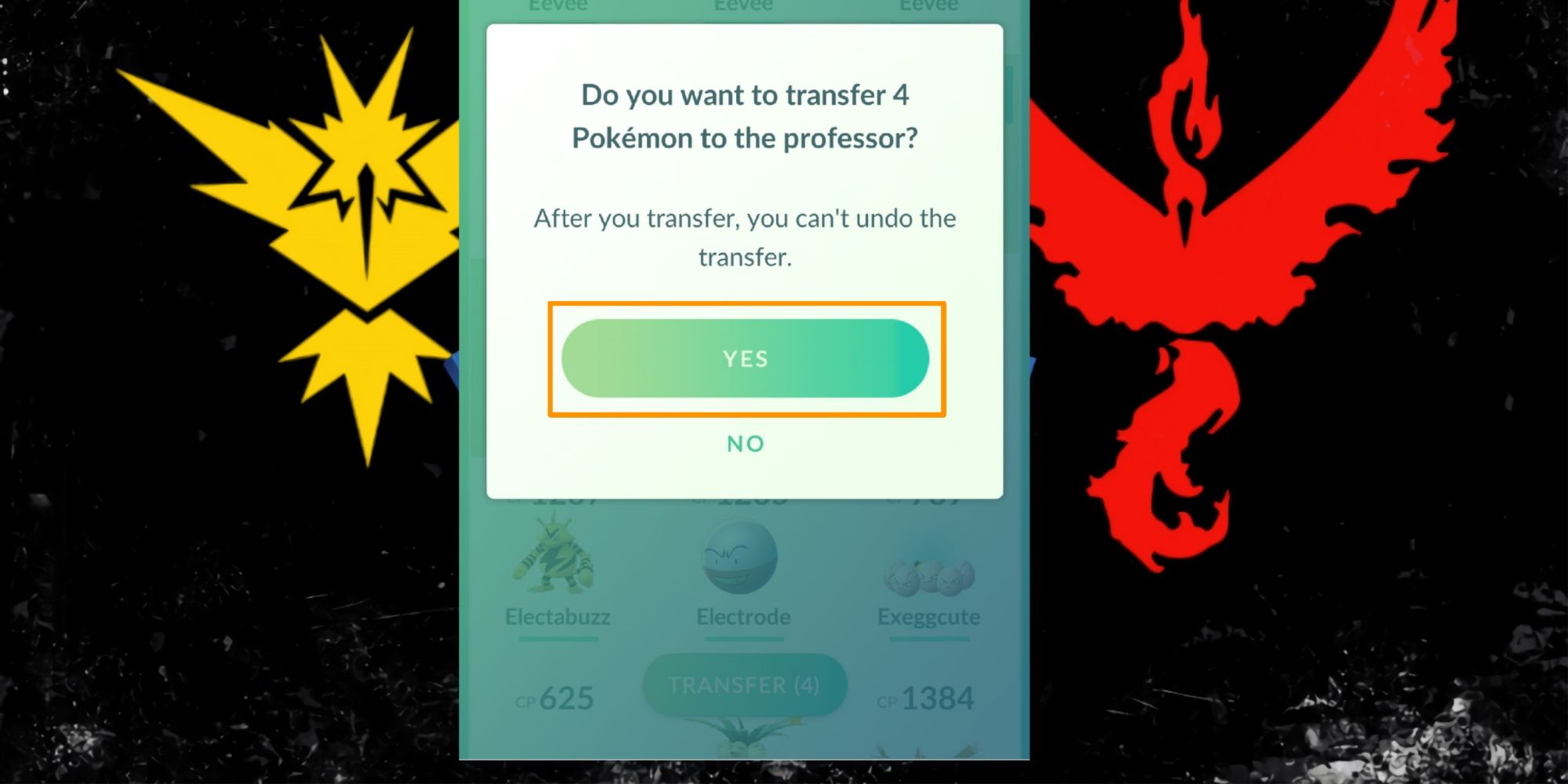 Pokemon GO Transferring Unwanted Pokemon