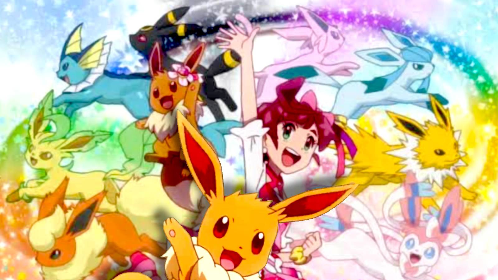 Pokemon Journeys Chloe and Eevee World Coronation Series Eeveelution episode 119 and 120