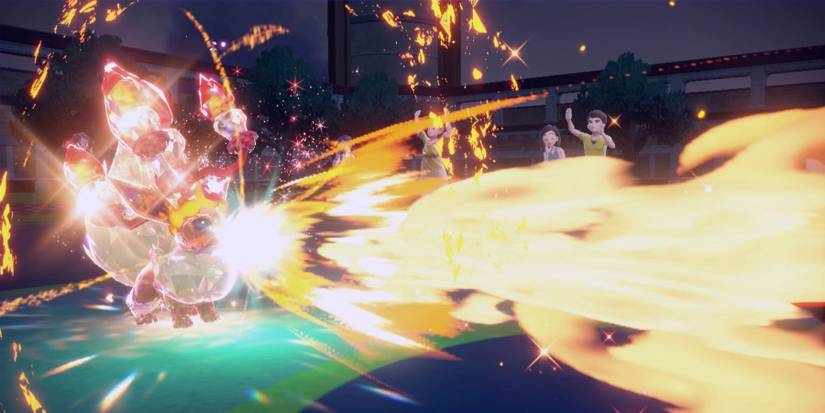 Pokemon Scarlet and Violet Tera Blast