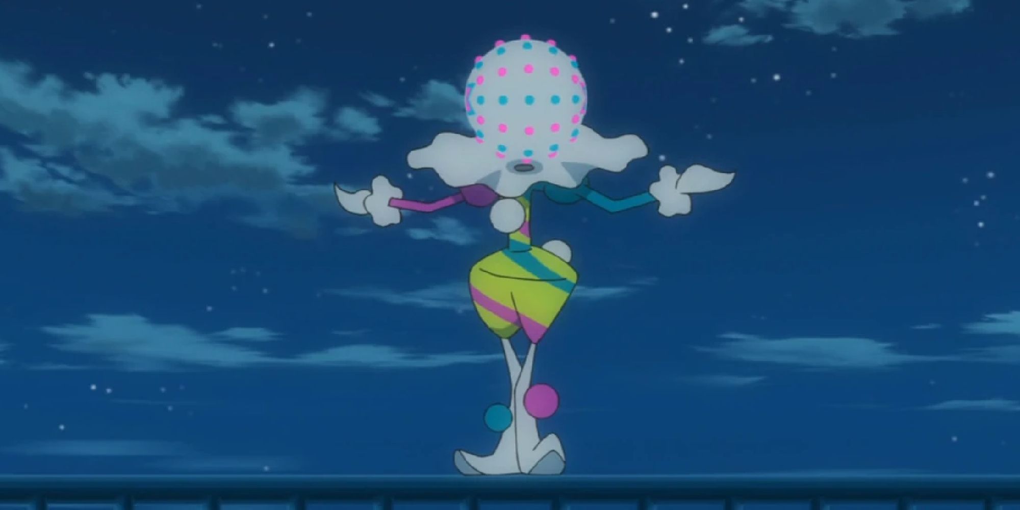 Blacephalon appearing in the Pokemon anime