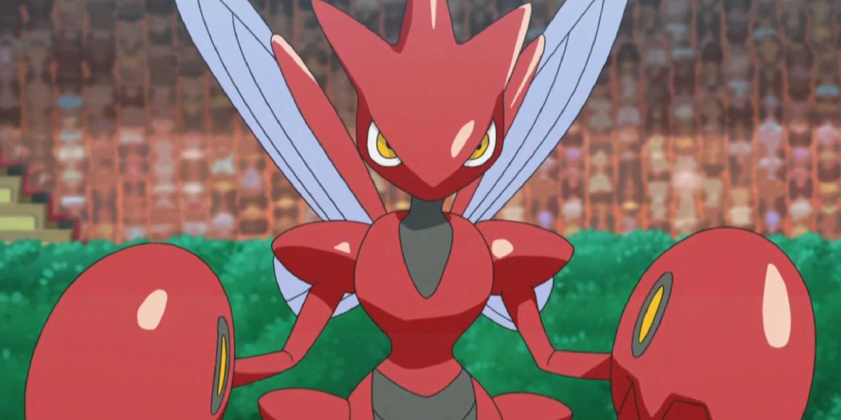 A Scizor in the Pokemon anime