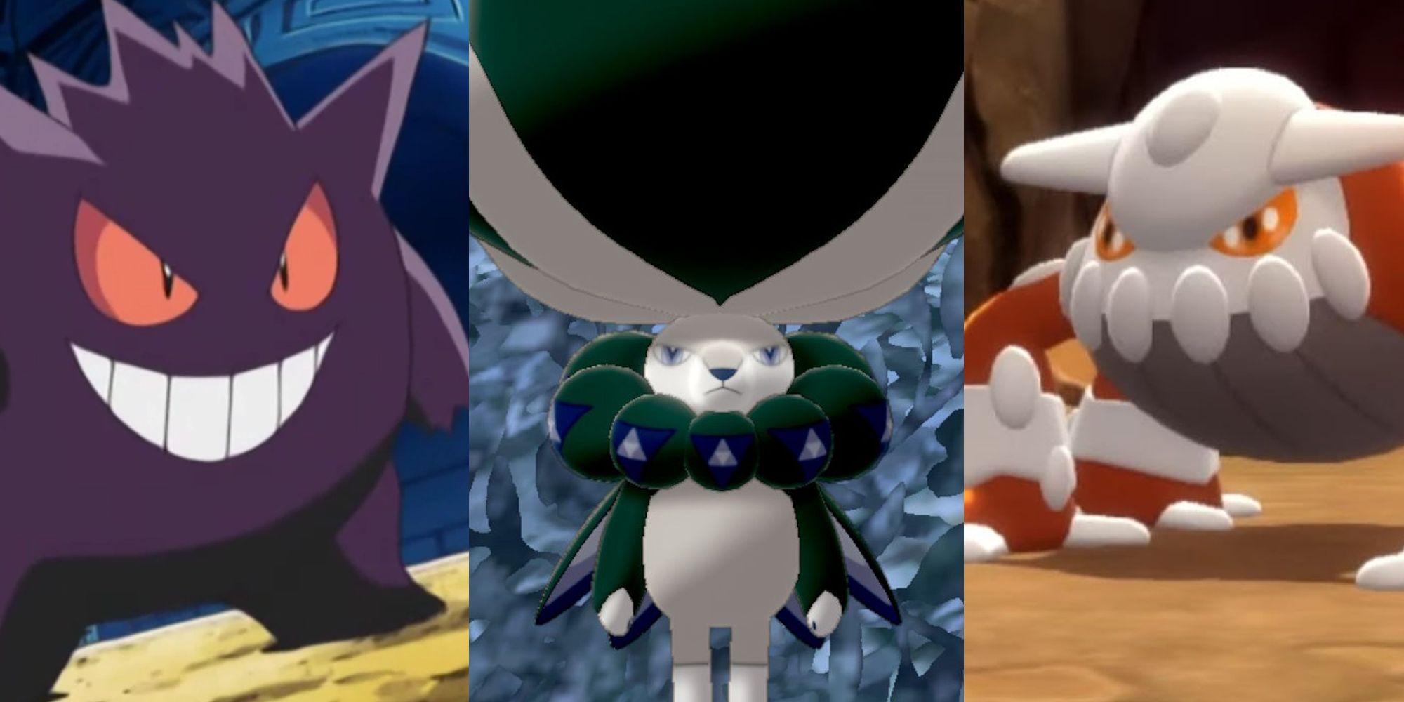 Gengar in the Pokemon anime; Calyrex in Sword & Shield; Heatran in Brilliant Diamond & Shining Pearl