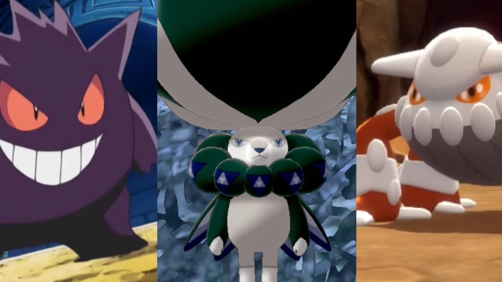 Gengar in the Pokemon anime; Calyrex in Sword & Shield; Heatran in Brilliant Diamond & Shining Pearl