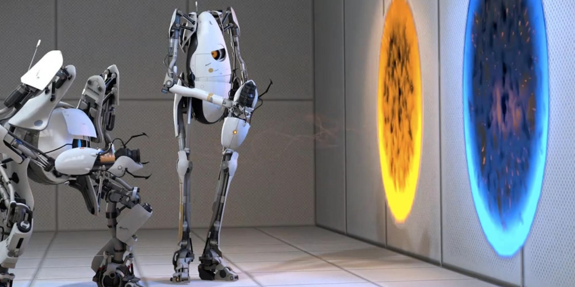 robots in Portal 2