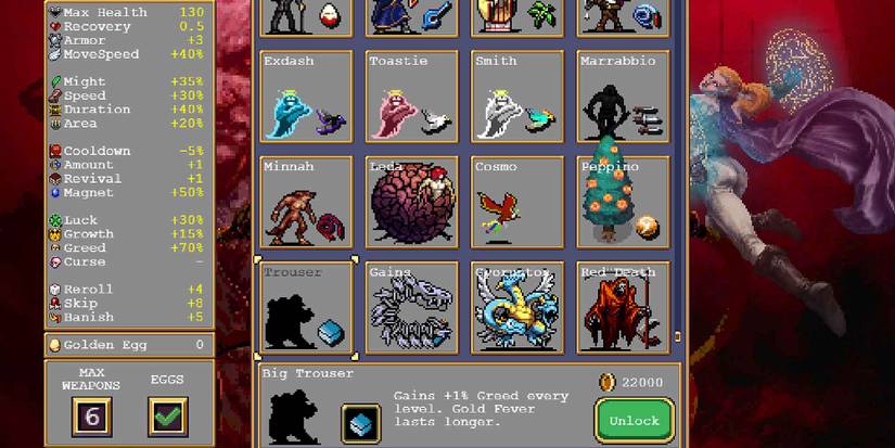 Big Trouser in Vampire Survivors