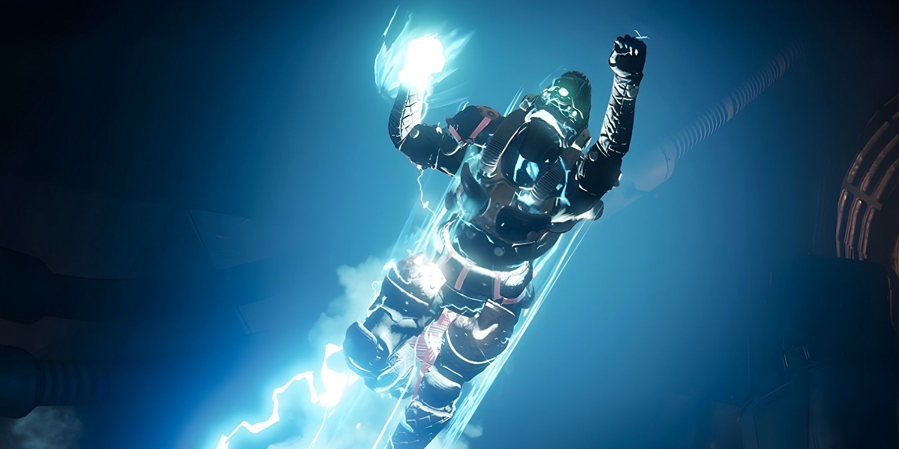 A Titan doing an Arc super in Destiny 2