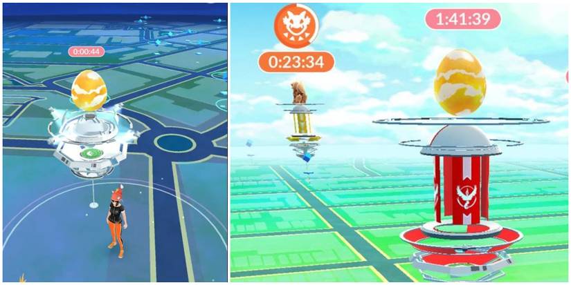 Various Raids in Pokemon GO