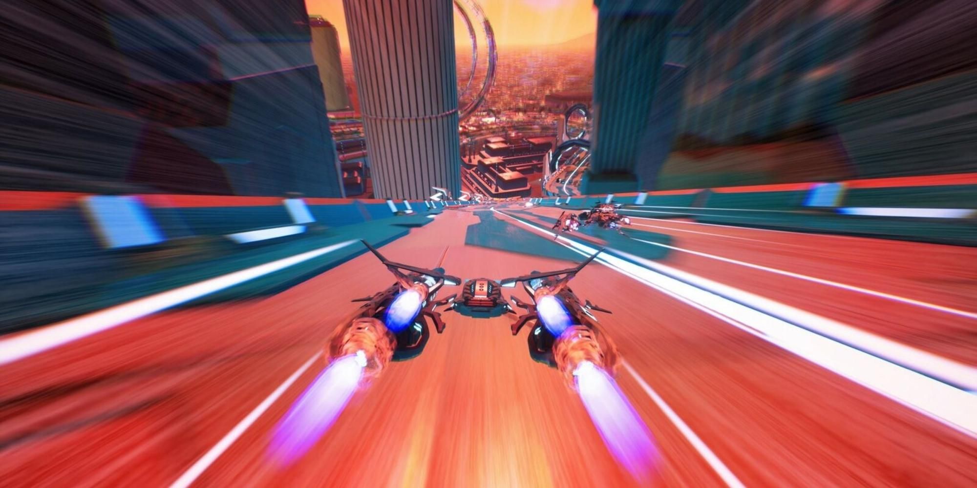 racing in Redout 2