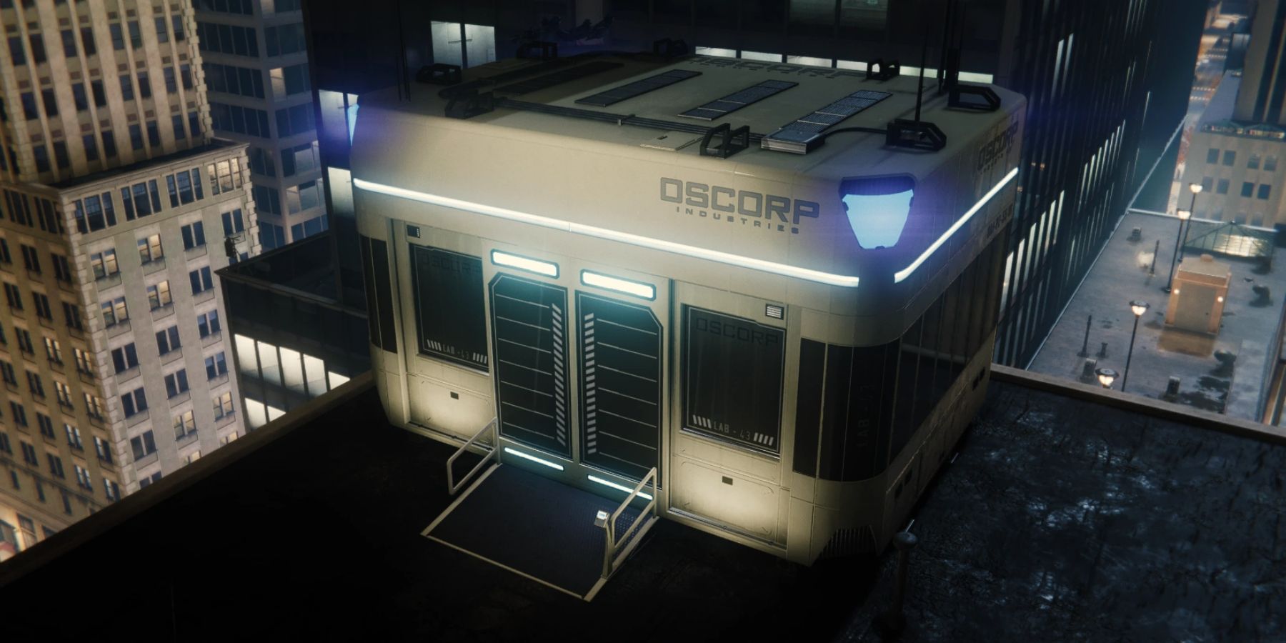 A Research station in Marvel's Spider-Man