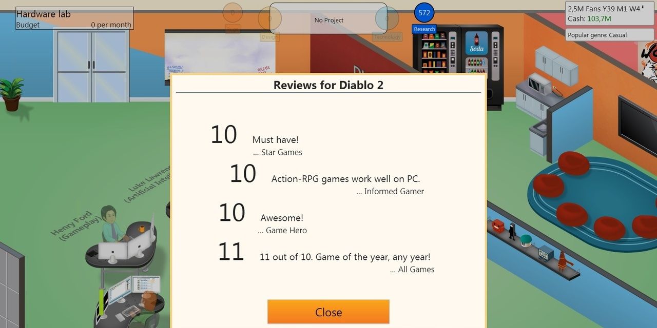 Game Dev Tycoon: Best Combos