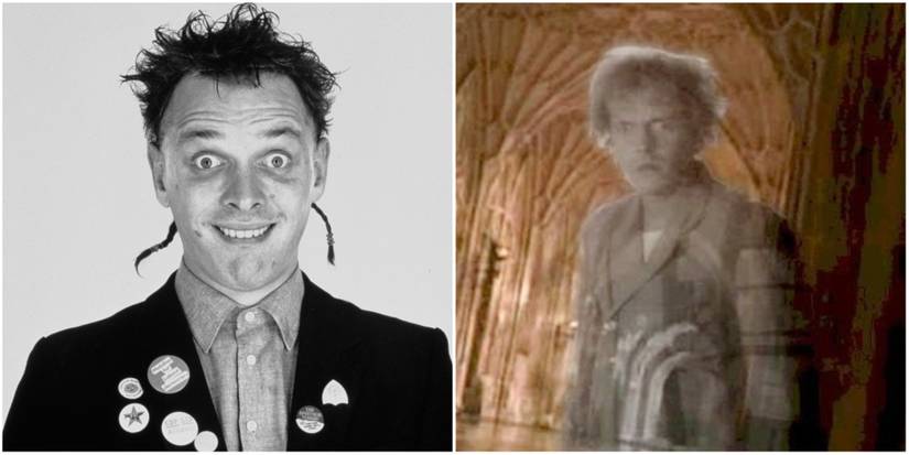 Rik Mayall in The Young Ones and Harry Potter