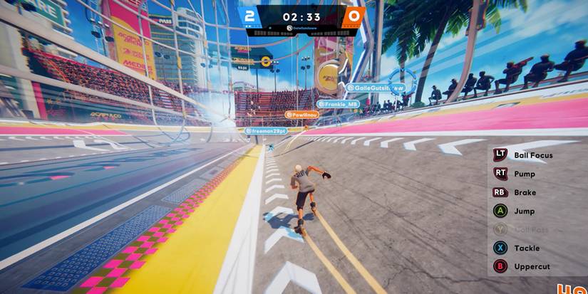 Roller Champions - Controls for skating