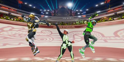 Roller Champions - Skeleton Suit player