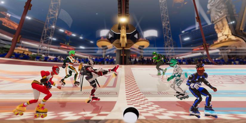 Roller Champions - Two Teams fighting