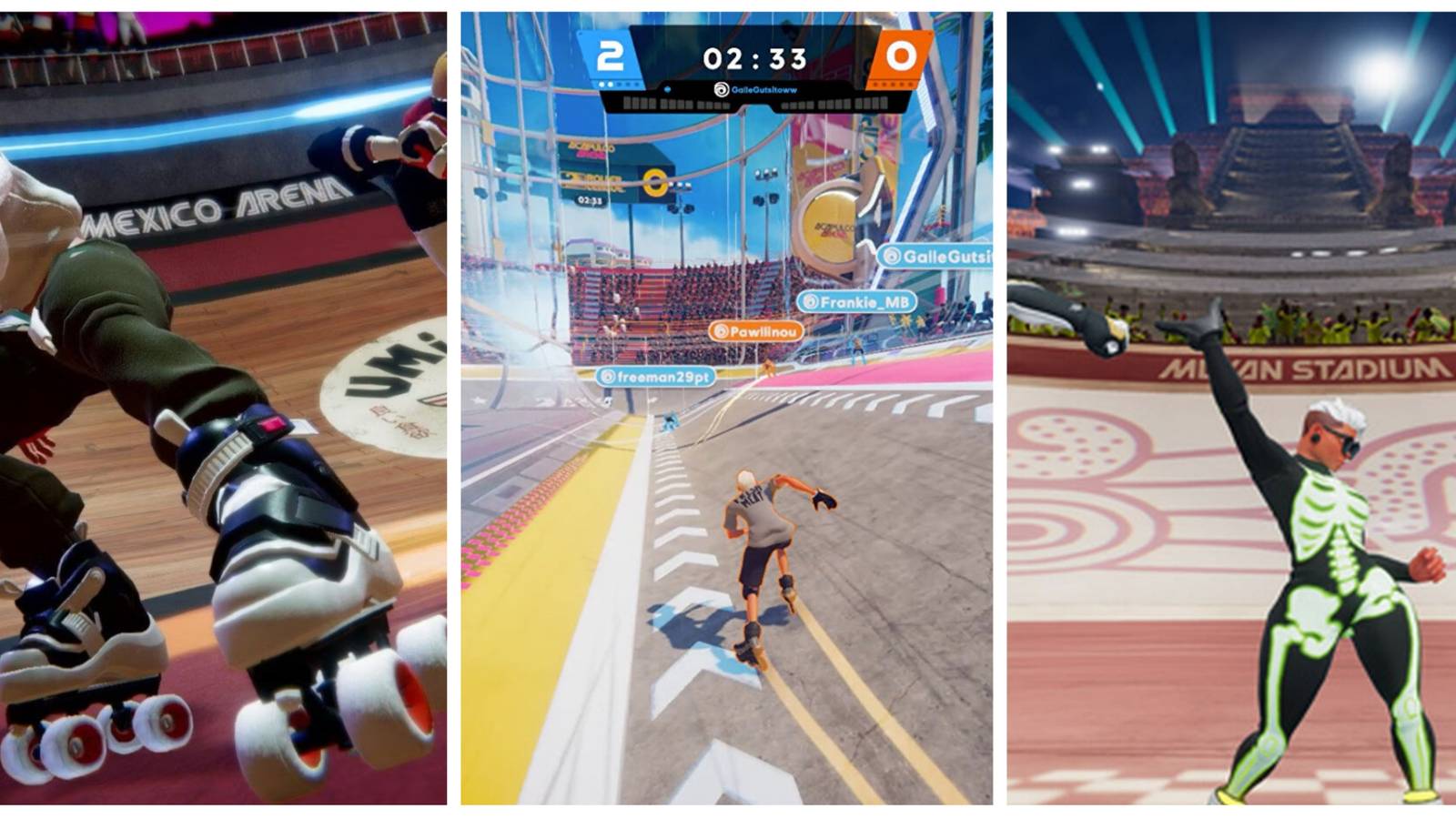 Roller Champions - 3 joined images