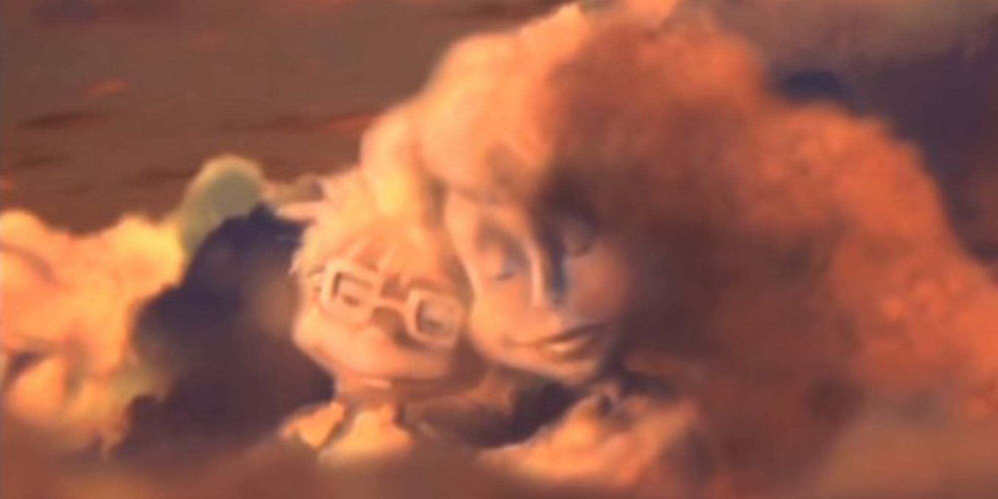 Chucky and his mom in the clouds