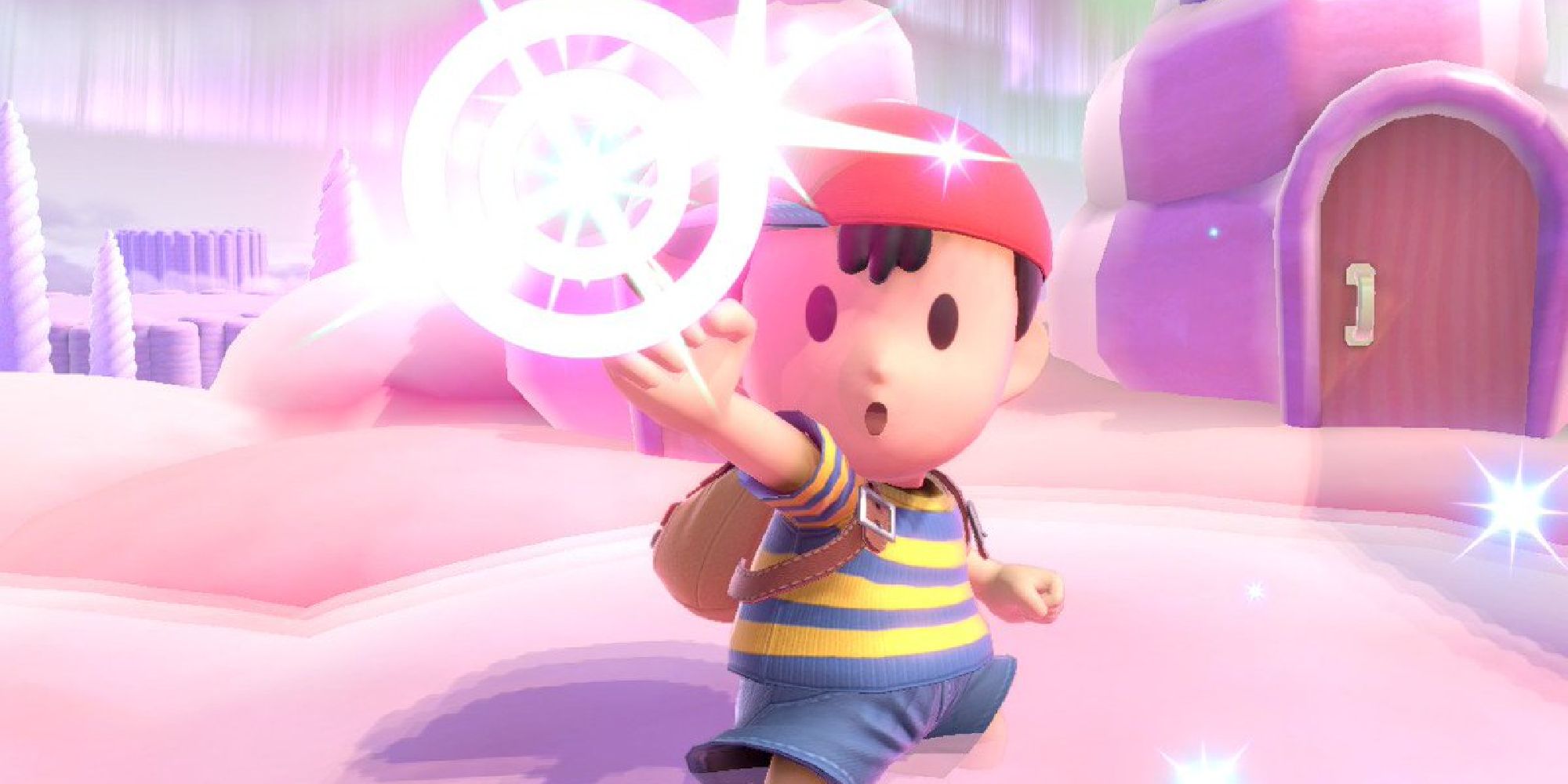 Ness taunting in the Magicant stage