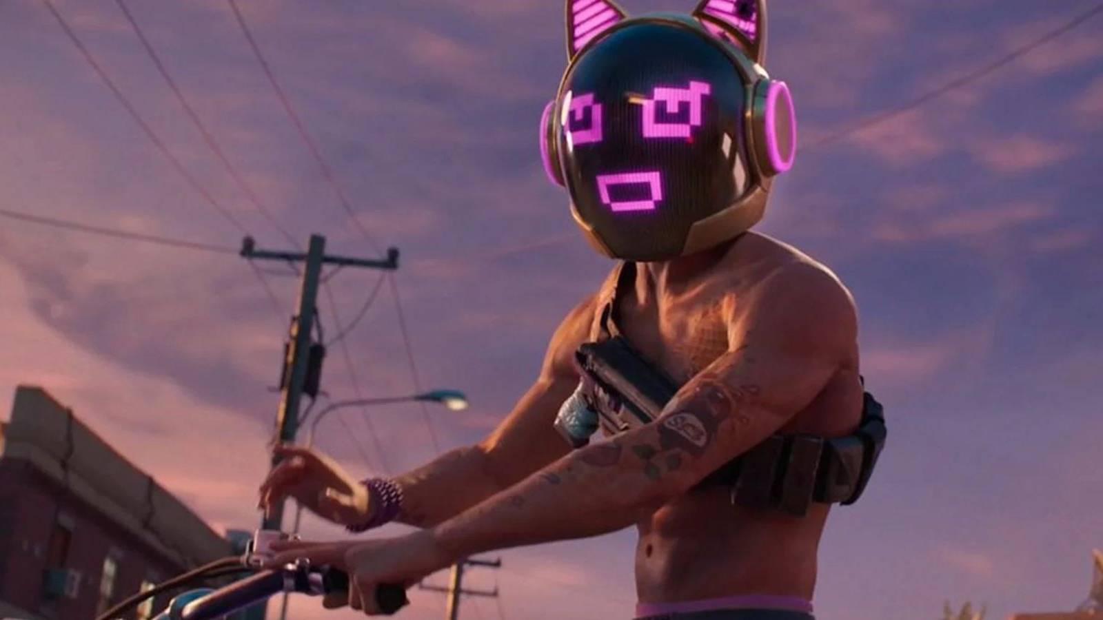 Saints Row Character with RGB Hat