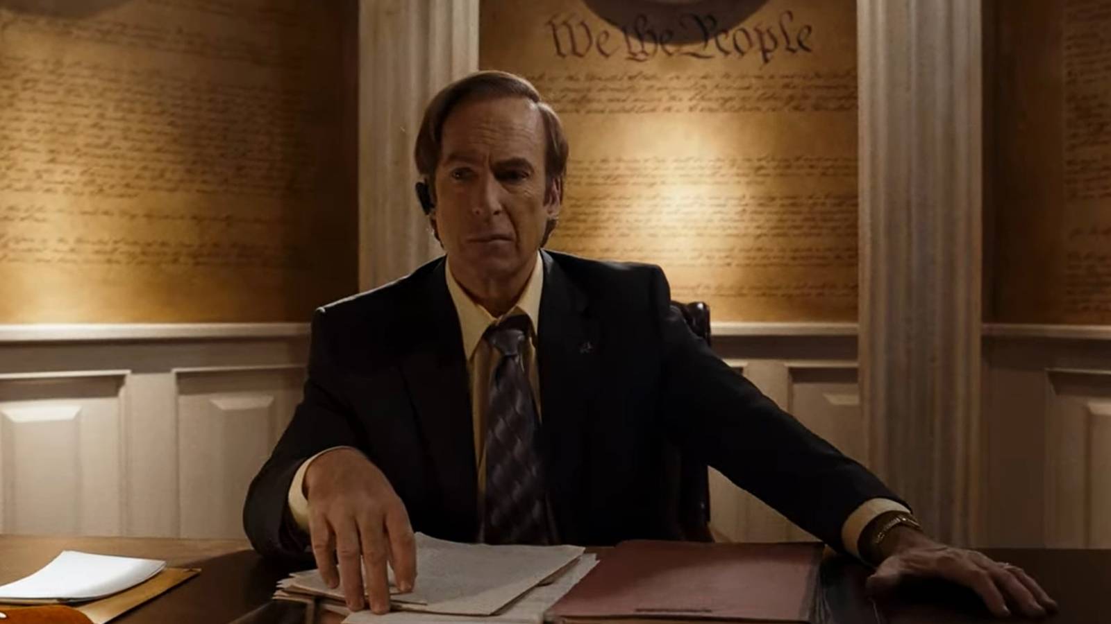 Bob Odenkirk in Better Call Saul office