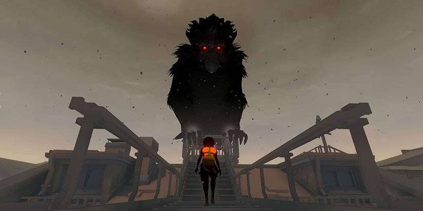 Kay and monster in Sea of Solitude