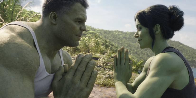 She-hulk and hulk training in premiere episode Cropped