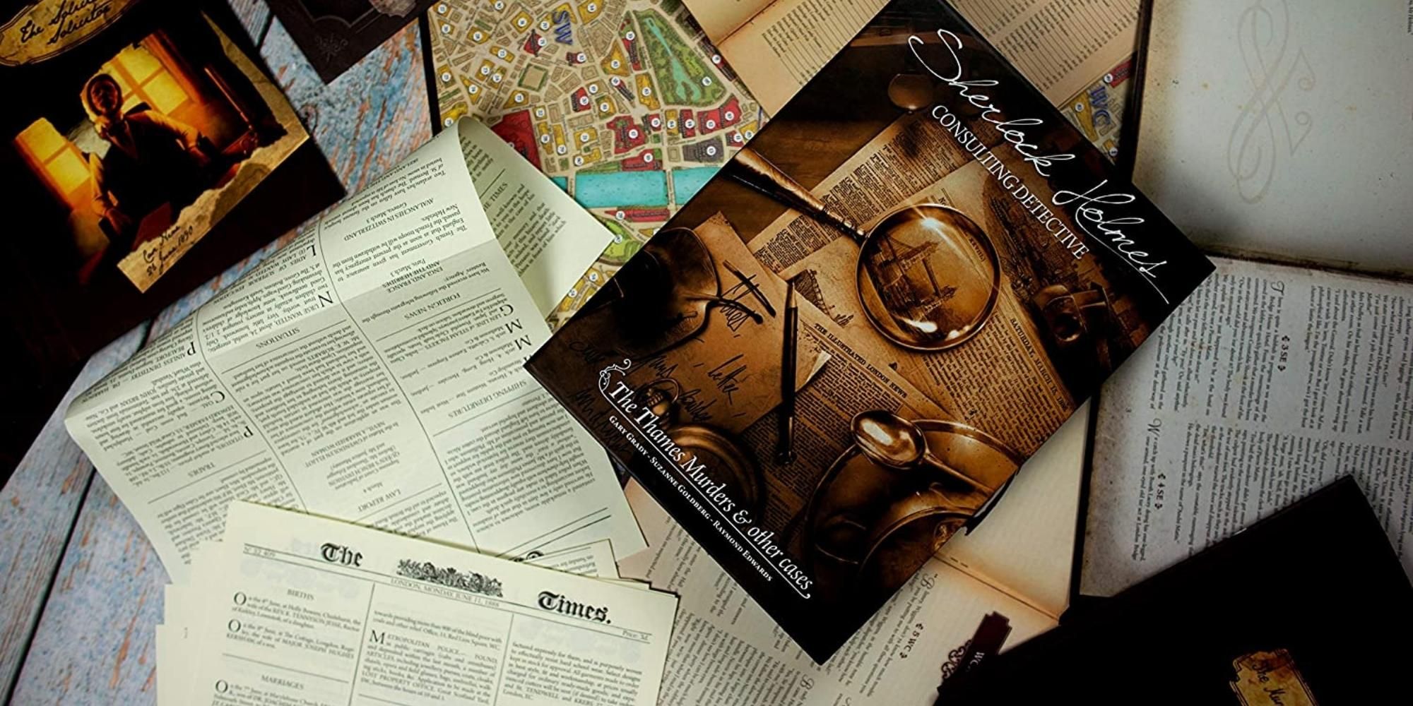 board game items in Sherlock Holmes Consulting Detective