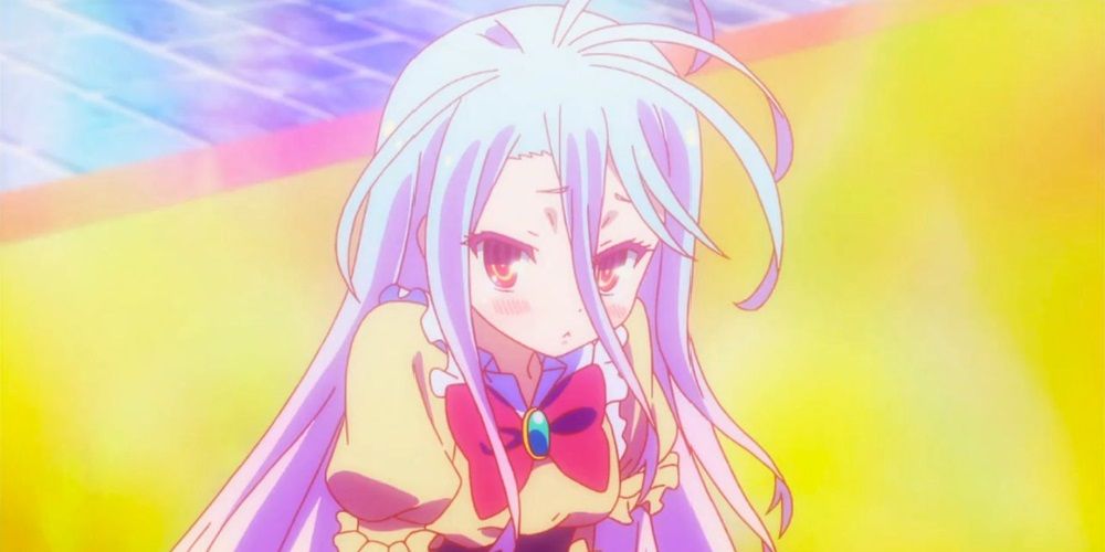 Shiro as she appears in the No Game No Life anime