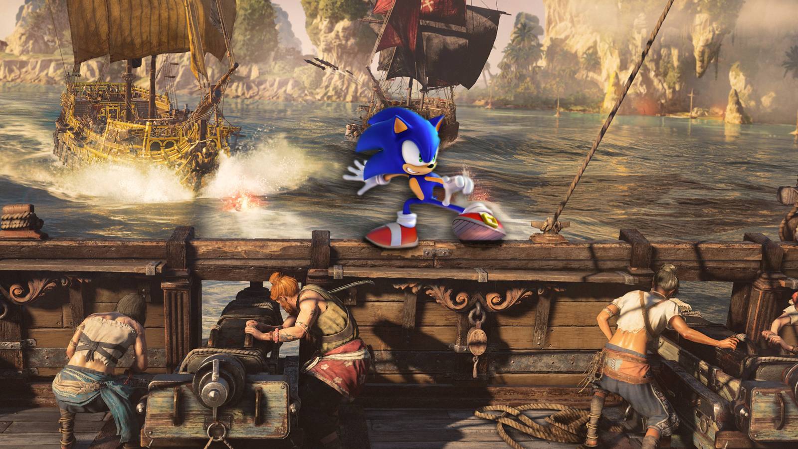 Skull And Bones Sonic Frontiers Same Boat