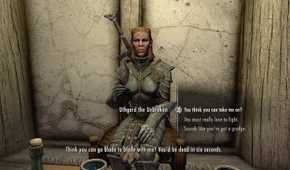Skyrim Uthgerd the Unbroken Bannered Mare dialogue whiterun